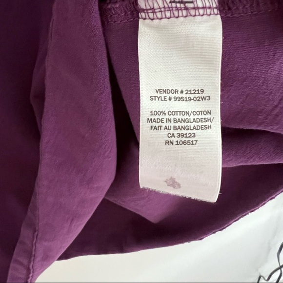 Northern Reflections Purple Butterfly T-Shirt Size XL - Picture 7 of 7